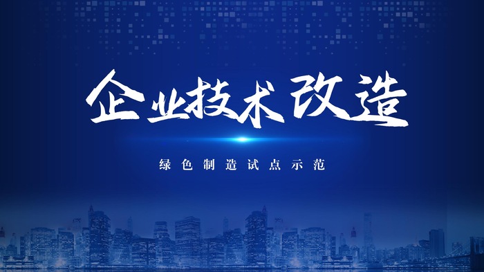 企业技术改造绿色制造试点示范奖励项目申报指南